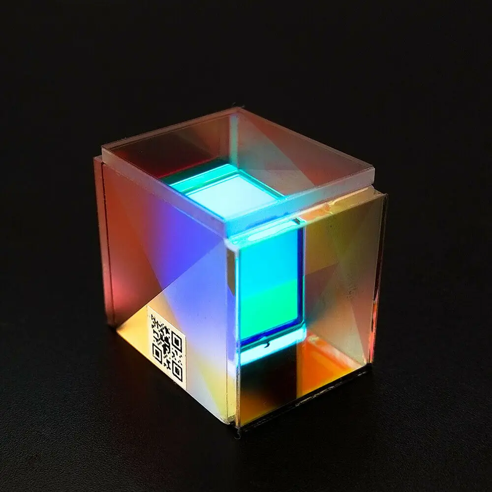 Defekte X-Cube Prisme Foto Ornamenter Syv Farve Krystal Rubiks Terning Valentine ' s Day Gave 2