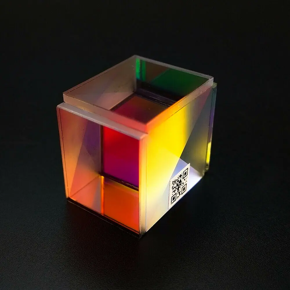 Defekte X-Cube Prisme Foto Ornamenter Syv Farve Krystal Rubiks Terning Valentine ' s Day Gave 3