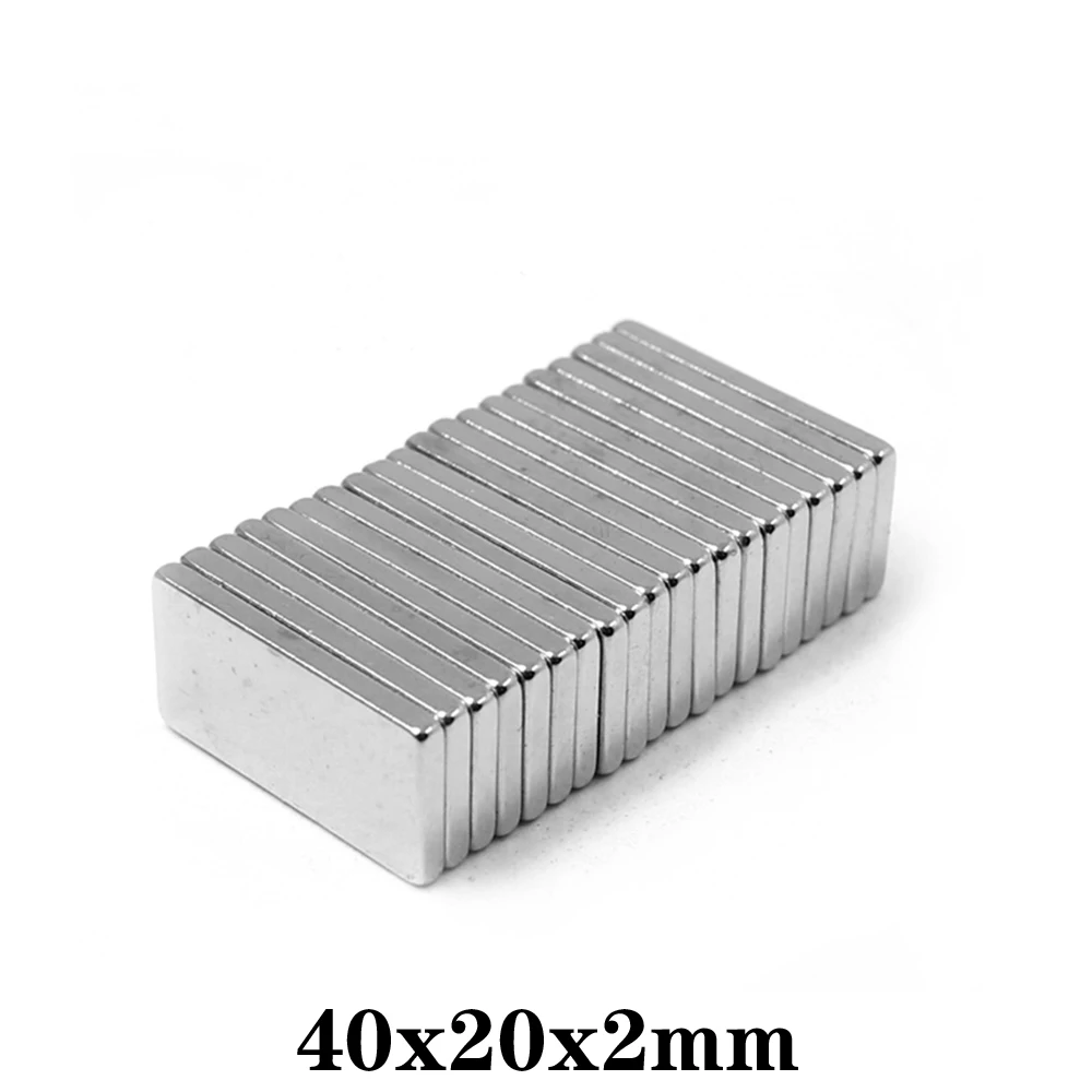 40x20x2 Sjældne Jordarters 40mmx20mm Lang Rektangulær Blok Magnetiske 40x20x2mm Permanent Neodym-magnet 40*20*2 Mm På tilbud! / > www.braedstrup-kro.dk