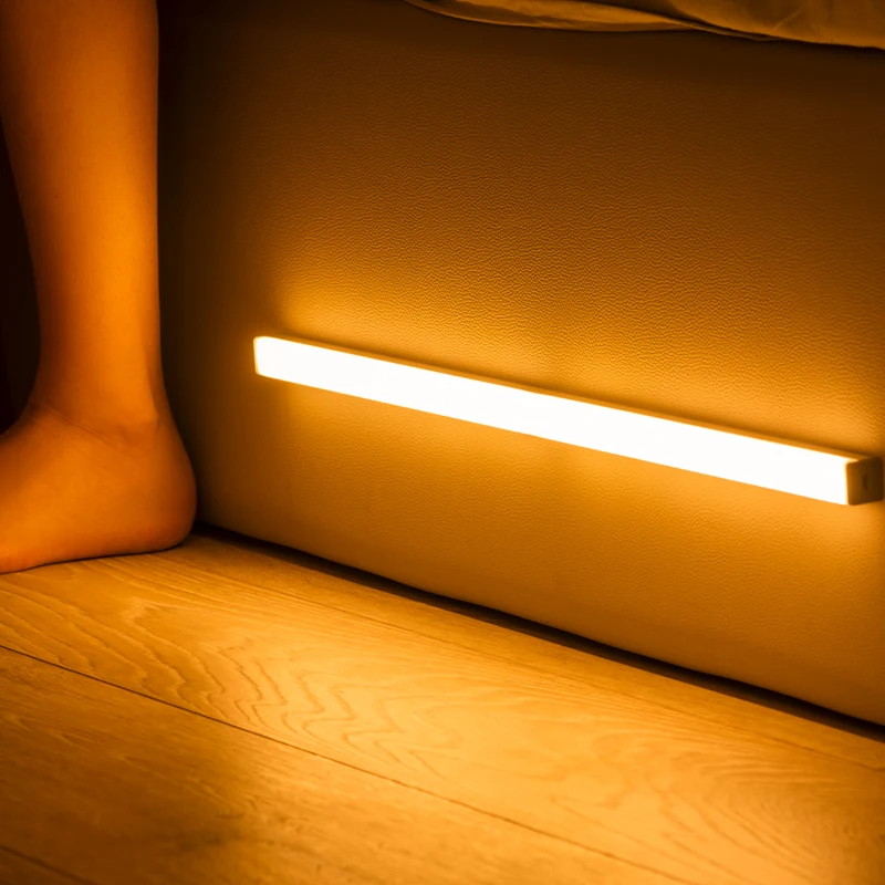 Plutus-Quinn LED Nat Lys Motion Sensor Wireless USB-Genopladelige 20 30 40 50 cm Nat lampe Til Køkken, Garderobe Skab Lampe 5