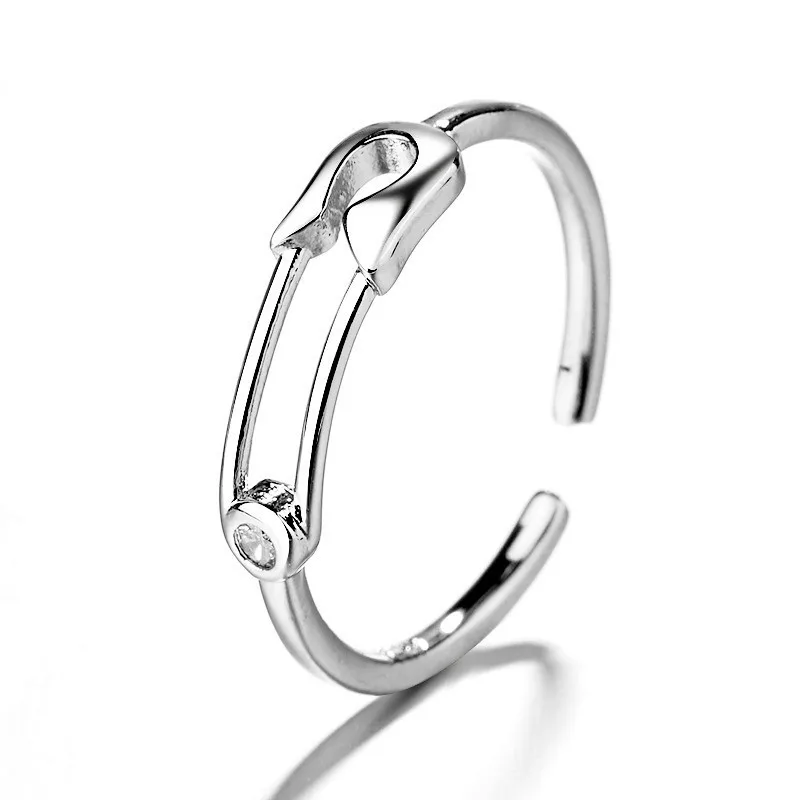 Mewanry 925 Sterling Sølv Pin-Ringe, Nye Mode, Vintage, Party Kreative Design Mousserende Brudens Smykker Fødselsdag Gave til Kvinder 1