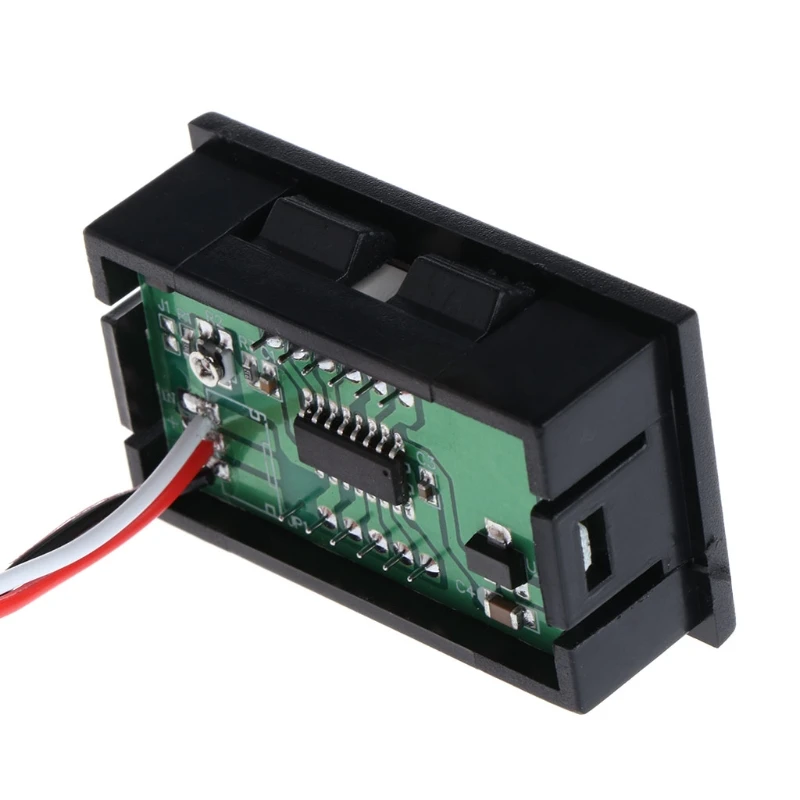 DC 0-100V 3-Wire-Voltmeter LED 0.56 i Digital Spænding Meter-Panel Skærm Tester 449C 3