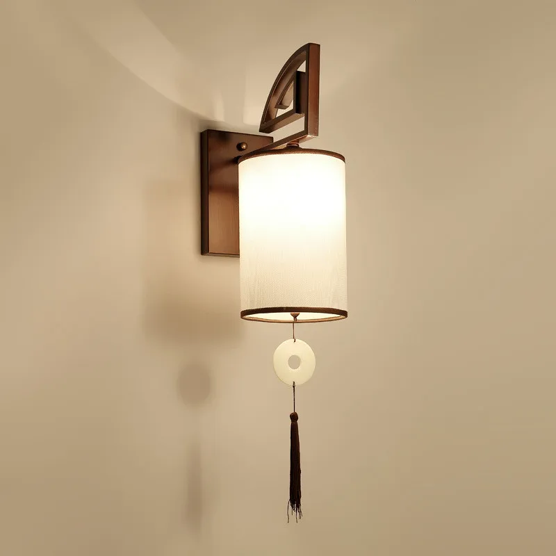 12 typer Kinesisk Stil Stof Væg Lampe LED-Stue, Soveværelse Wandlamp Trapper Gangene Veranda væglampe Luminaria de parede 1