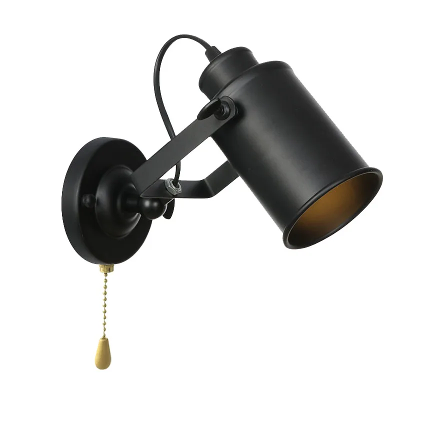 Industrielle væglampe Vintage væglamper med Træk Kæde Skifte Retro Væg sconce Loft Amerikansk country -, led-væg Lys Fxtures 3