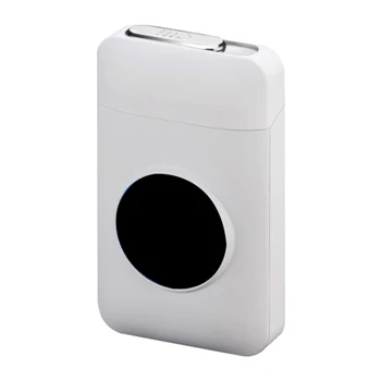 Cigaret Tilfælde Box med USB Oplade Elektroniske Lighter Tobak Opbevaring Holder Plasma-Bue omgivende luft. flammeloes Lighter Gadgets Vindtæt