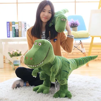 40-100cm Dinosaur Plys Legetøj Udstoppet Dukke Tyrannosaurus Rex Animeplushies Pude Children ' s Day Gave
