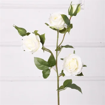 Kunstig Høj kvalitet, Lyse Små Kunstige Roser, Kunstige Blomster, Kunstige Rose Buket Blomster tilbehør
