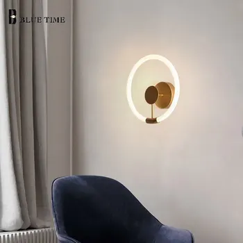 Kreativ og Moderne LED-Væg Lys i stuen, spisestuen, Soveværelse Sengelamper Sconce væglampe Led Glansmetalpræparater Hjem væglampe 12w