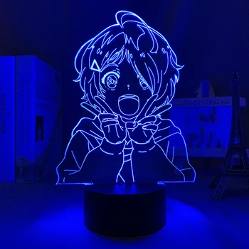Anime LED Nat Lys Spekulerer på, Æg Prioritet Ai Ohto til Indretning Kids Fødselsdag Gave Nightlight Sukkerærter 3D USB-batteridrevet Lampe
