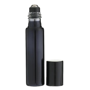1stk 5 ml 10 ml Glas Æterisk Olie Roller Flasker med Glas Rulle Bolde Aromaterapi, Parfume Læbe Balsam Roll På Flasker