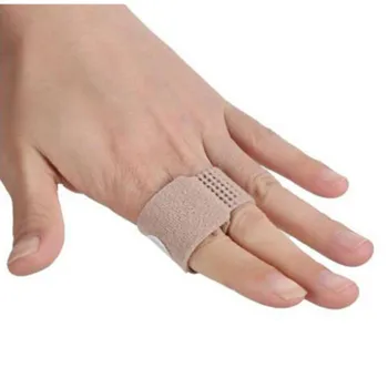 Stof Tå Finger Fladjern Hammer Tå Hallux Valgus Corrector Bandage Tå Separator Skinne Wrap Fodbeslaget Care Tool