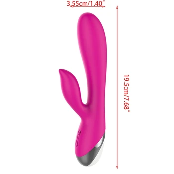 G-Spot Vibrator Dual Motorer Cli-t Genopladelige Vibrator Dildo Stimulator Voksen Sex Legetøj til Kvinder