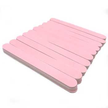 100pcs/Masse Træ-Sandpapir neglefile Pink Professionel Smergel Bord Negle Fil Til Manicure Dobbelt Side Negle Tilbehør Værktøjer