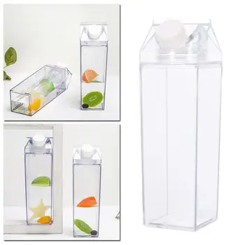 500ml Vand Kop Mælk Max Form fødevaregodkendt Plast Drinkware Genanvendelige Sport Vand Enkel Drink Jar Gennemsigtig Flaske