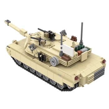 MOC Spil Tank Krige Model byggesten Mursten High-tech Hær Soldat MK-3 M1A2 Abrams Legetøj Til Børn Drenge Fødselsdag Gave