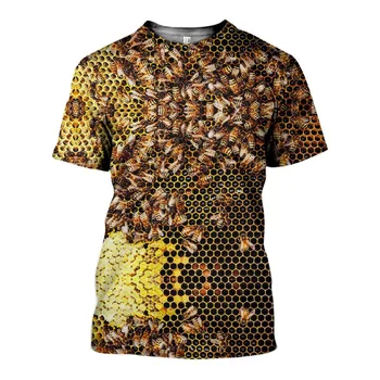 Drop shipping 2021 sommeren Nye Mode TShirt insekt, Bi Trykt Mænd Kvinder Tshirt O-Neck Tops Casual Harajuku 3D-T-shirt