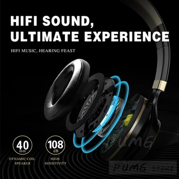 HIFI Gaming headset EP16S 3,5 mm Kabel Sammenfoldelige Hovedtelefoner Over Ear Store Hovedtelefoner Til Telefonen dreng Gave Musik Headset Hovedtelefon