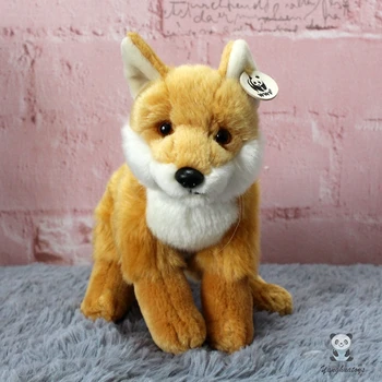 Det virkelige liv plys Firefox dukke toy børn fødselsdag gaver bløde udstoppede ræve dukker søde piger til stede