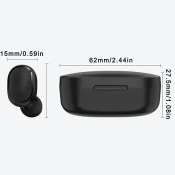 TWS Bluetooth-kompatible Hovedtelefoner Trådløse Øretelefoner Til Xiaomi støjreducerende Headsets Med Mikrofon Håndfri Hovedtelefoner