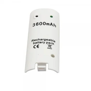 Ny Butik med SALG Hvid 3600mAH Genopladeligt Batteri med Oplader Kabel til Nintendo Wii Remote Controller Genopladeligt Batteri Aa