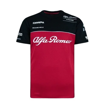 Sommeren F1 Alfa Romeo Team Formula One Race Kort-Langærmet Mænds Og Kvinders Udendørs Ekstrem Sport Off-Road-Entusiaster T-Shirt
