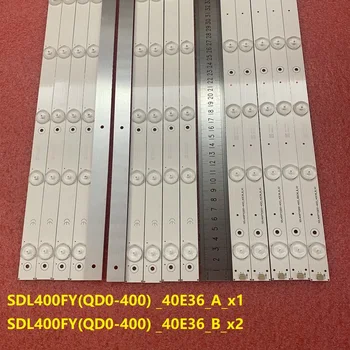 5sæt=15pcs LED bar For Toshiba DL4077 Seml DL4077i SDL400FY(QD0-400) _40E36_A_x1 B_x2