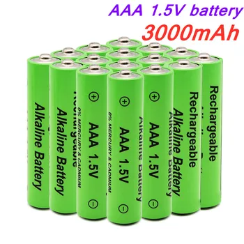 AAA-3000mAh Batteri 1,5 V Alkaline AAA genopladelige batteri til Fjernbetjening Legetøj lys Batery gratis fragt