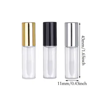 20 Stk 1,2 ml Makeup-Værktøjer Lip Gloss Rør Labial Cirkulære Rør Tom Lip Gloss Rør af Plast Krop Lip Glaze Flaske til Kvinder