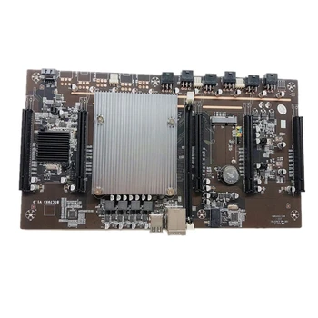 BTC Minedrift Bundkort+6X6Pin til Dual 8Pin Kabel LGA 2011 DDR3 Understøtter 32G 60mm Pitch Støtte RTX3060 Kort til Miner