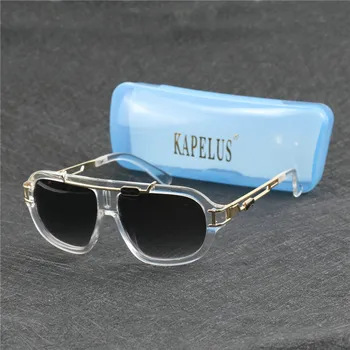 KAPELUS solbriller Guld metal solbriller til mænd big face solbriller udendørs casual briller Fashionable og nye farve skiftende
