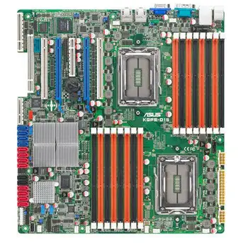ASUS KGPE-D16 Server bundkort Socket G34 DDR3 for 16-core CPU Dual Grafik Crossfire desktop bundkort