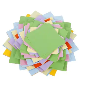 100pcs Pladsen Origami Papir Dobbelte Sider, der kun indeholder Farve Folde Flerfarvet Børn Håndlavet DIY Scrapbooking Håndværk Indretning
