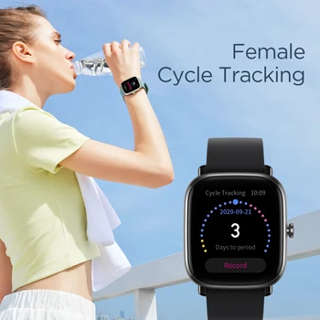 Global Amazfit GTS 2 Mini GPS Sports Smartwatch Kvindelige Cyklus Tracking 14 Dage batterilevetid Til Android