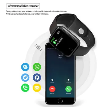 VERYFiTEK P70S Smart Ur Blodtryk pulsmåler IP67 Fitness Armbånd Ur Kvinder Mænd Smartwatch til IOS Android
