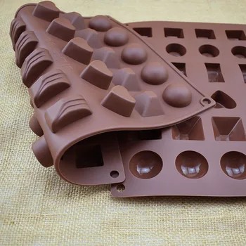 Kreativ 30 I 1 Hjertet Øko-Venligt Silikone Chokolade Kage Formen Enkel DIY 3D Home Køkken Forsyninger Fondant Kage af Skimmel